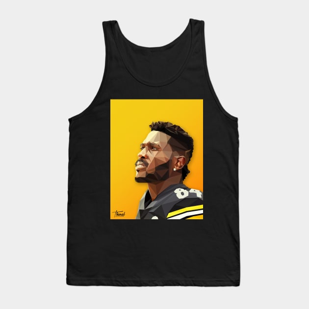 ANTONIO BROWN / LOW POLY ILLUSTRATION Tank Top by Jey13